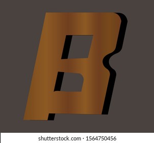 This is B letter logo design in vector.