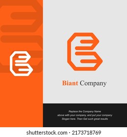 This "B" shaped logo is great for your company logo