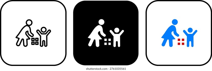 this is a baby sitter icon