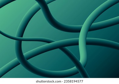 this is a background 3D Blend abstract Dark green vector art design.