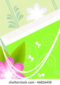 This is the background for commercial spring discounts