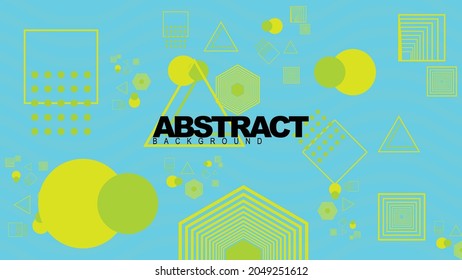This background design is perfect for this year, because it carries a geometric theme