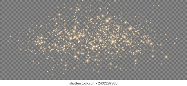 This is a background effect of gold Dust particles that can be used for luxury greeting cards. The texture sparkles and creates a star dust explosion on a transparent background.

