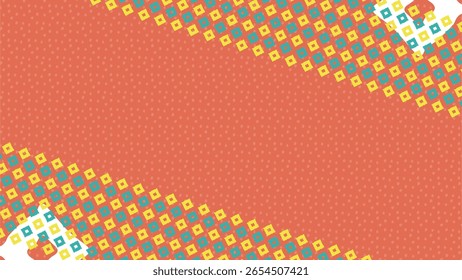 This is a background frame illustration of a deer pattern.