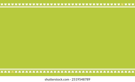 This is a background frame illustration with heart lines.