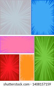 This is a background illustration of a cartoon frame with a strong flash background.