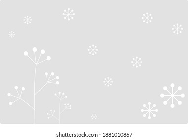 This is a background illustration of a snowy landscape.