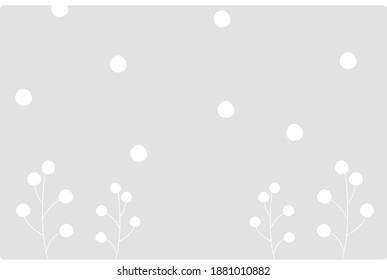 This is a background illustration of a snowy landscape.