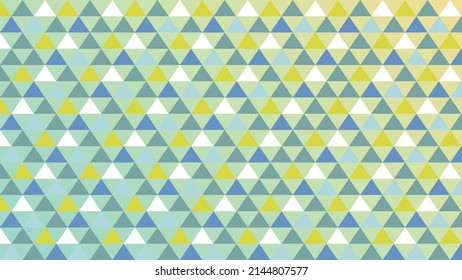 This is a background illustration of a triangle pattern with colorful early summer imagery.