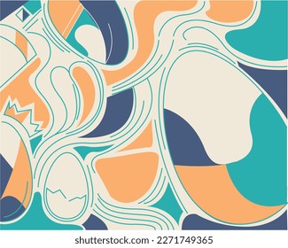 This background motif is perfect for those of you who need an egg-themed background and 70's style, especially for promotional purposes, for backgrounds in your product.