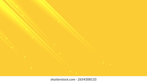 Este fondo muestra un lienzo amarillo dorado con trazos lineales dinámicos y destellos brillantes que agregan un toque de luminosidad e interés visual a la composición general