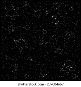 This is background of the starry sky. The stars in the star-shaped holes appear brighter.