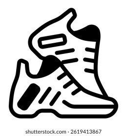 This Badminton Shoes icon is suitable for Badminton, Sport, etc