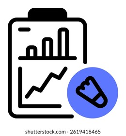 This Badminton Statistics icon is suitable for Badminton, Sport, etc
