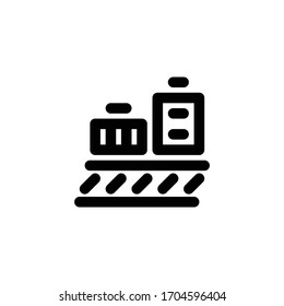 This Baggage icon is in Line style available to download as EPS 10