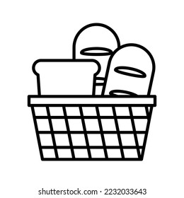 this is a bakery basket icon
icon with outline and pixel perfect style
this is one of the icons from the icon sets with Bakery theme