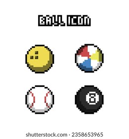 this is ball icon in pixel art with simple color and white background ,this item good for presentations,stickers, icons, t shirt design,game asset,logo and your project.