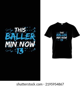 Diseño de camisetas de tipografía de baloncesto