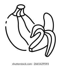 Dieses Bananen-Symbol ist geeignet für Beautiful Tropical Country, etc.