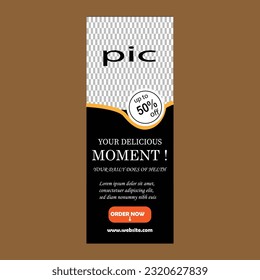 This Banner can be used as an advertisement  for business. Its build
style and shapes are very carefully designed. It uses vectors all the time. I hope this meets your needs.