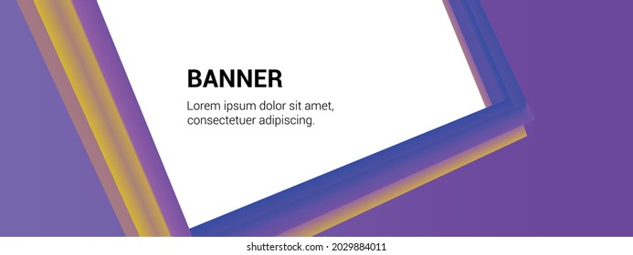 Esta es una plantilla de banner, este banner es púrpura, esta plantilla se puede usar con fines comerciales
