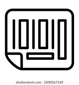 This Barcode icon is suitable for Groceries, Shopping, Ecommerce, etc.