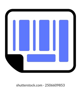 This Barcode icon is suitable for Groceries, Shopping, Ecommerce, etc.