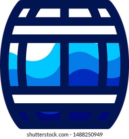 this is a barel flat icon