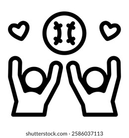 This Baseball Fan icon is suitable for Baseball Sport