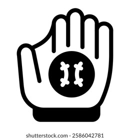 This Baseball Glove icon is suitable for Baseball Sport