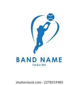 Este es el diseño del logo del baloncesto