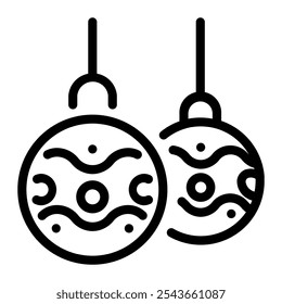 This Bauble icon is suitable for Christmas the Birth of Jesus Christ.