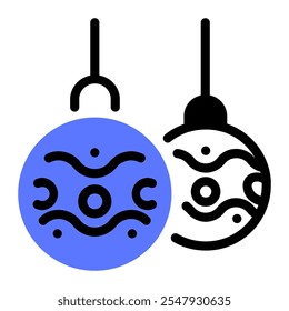 This Bauble icon is suitable for Christmas the Birth of Jesus Christ.