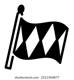 This Bavarian Flag icon is suitable for Oktoberfest, Festival, Traditional German event, etc.
