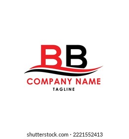 This is bb typography logo designs