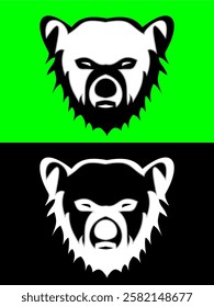 
This bear head vector design features sharp, expressive details, reflecting strength, courage and toughness.