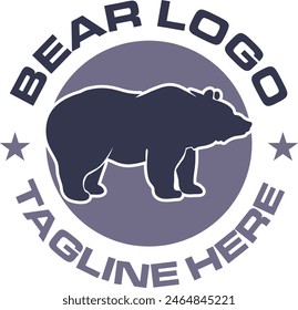 This bear logo embodies strength, power, and the untamed spirit of the wild. The design features a bold and fierce bear, making it perfect for brands looking to convey resilience and dominance