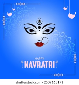 This beautiful and attractive banner for Hindu mythological event Happy Durga Puja.