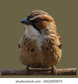 
This is a beautiful bird. Its name sparrow.