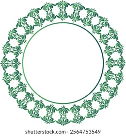 This beautiful Circular Photo Frame with Green  Gradient can also be used as a Photo Album Cover.