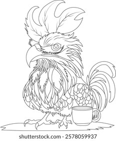 This is a beautiful cock with cup