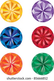 This is a beautiful collection of precious gems and birthstones.