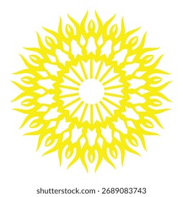 This beautiful and colorful mandala