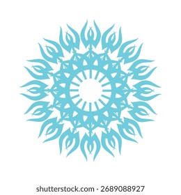 Dieses schöne und bunte Mandala 
