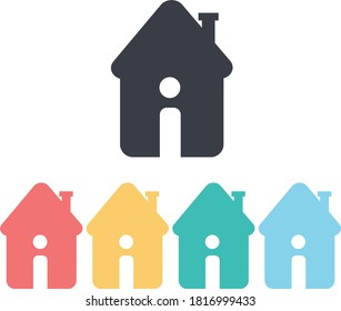 This is a Beautiful Fill Home Collection Icon.