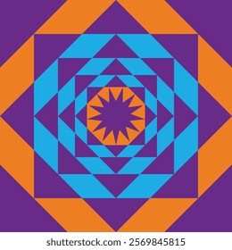 This is a Beautiful Floor Tile-Triangle Design.