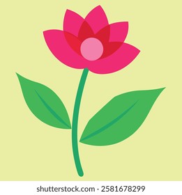 This beautiful flower vector illustration showcases a delicate and intricate floral design with vibrant colors and smooth gradients. The high-quality vector format ensures sharp lines and scalability
