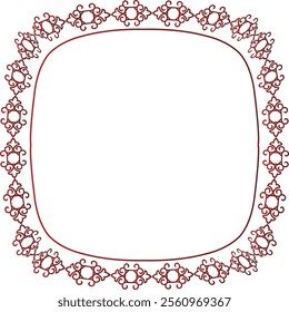 This beautiful Frame Square shape with round corners can be used as a Photo or Picture or scenery Frame.