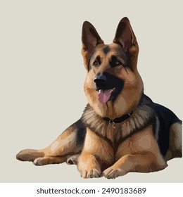 This is a beautiful German Shepherd