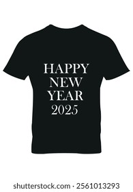 This is a beautiful iconic T-shirt made for the New Year 2025